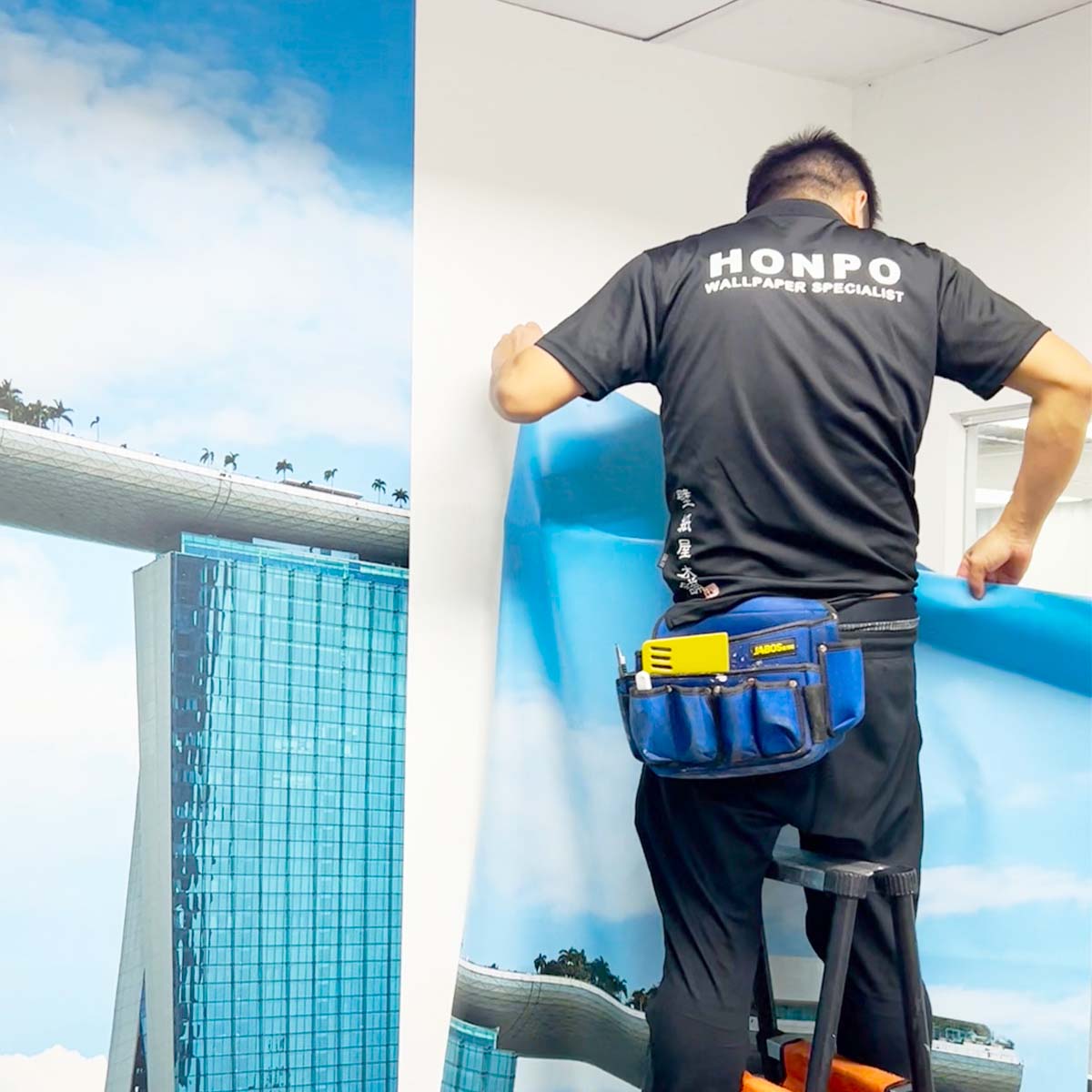 Custom murals are tailored to your exact wall dimensions,